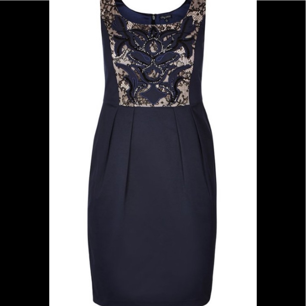 NWT CityChic Mysterious Dress Size Large